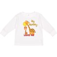thumbnail image 3 of Inktastic My Mommy Loves Me Giraffe Boys or Girls Long Sleeve Toddler T-Shirt, 3 of 5