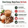 thumbnail image 6 of JH Energy Kick 10-in-1 Mushroom Coffee with Collagen, Lion's Mane, Cordyceps, Reishi & Chaga, Low Caffeine, Sugar Free, Keto, 20 Servings, 6 of 6