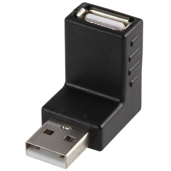 PRO SIGNAL - Up Angled USB 2.0 Type-A Male to Female Adaptor