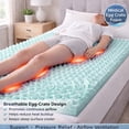 thumbnail image 5 of DMI Egg-Crate Foam Mattress Topper, 50 x 72 x 2 in. for Full-Size Bed, Convoluted Foam Bed Pad, 5 of 6