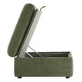 thumbnail image 6 of CHITA ottoman with storage for Living Room, Fabric Foot Rest Stool Seat, Green, 6 of 8