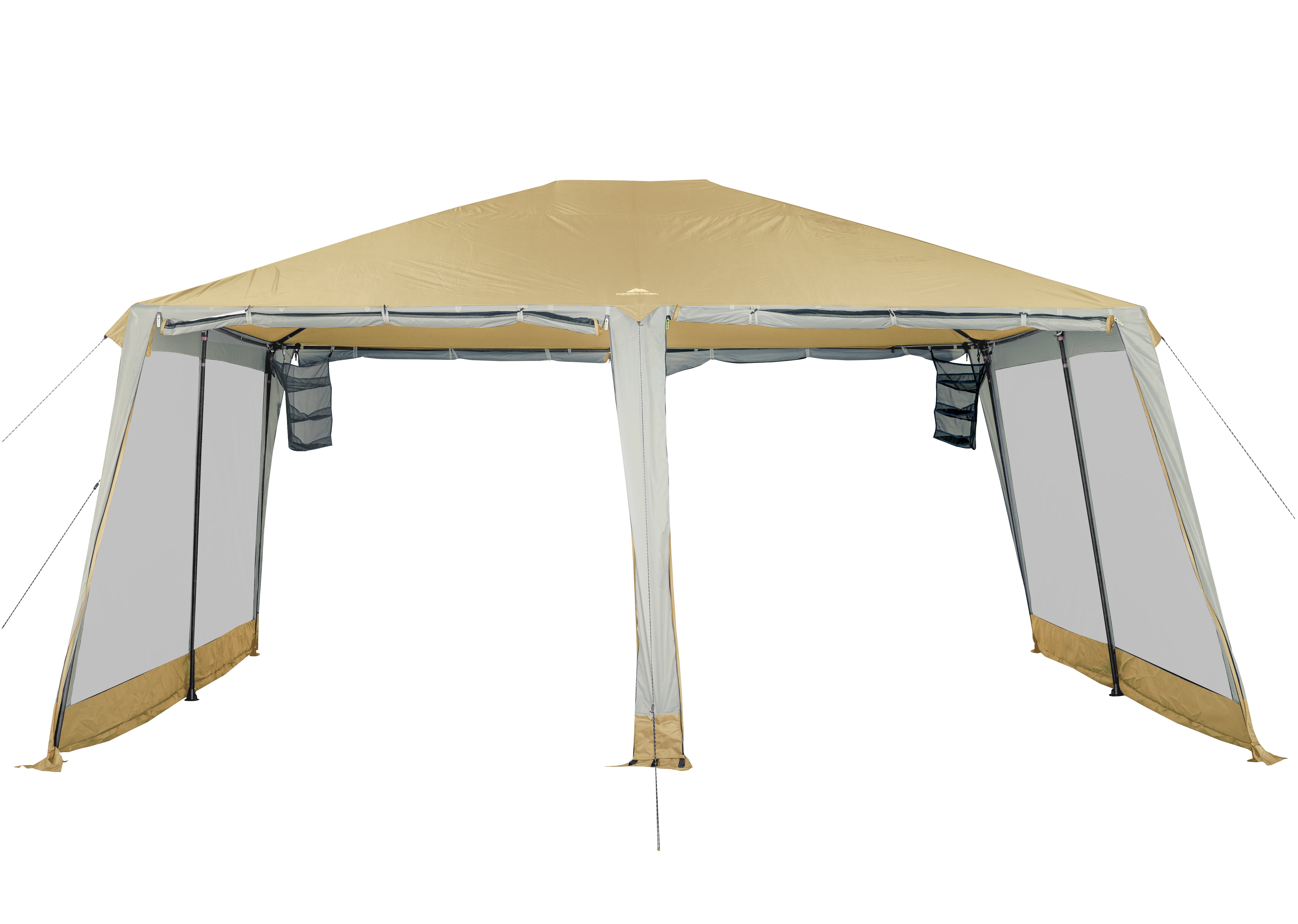 Ozark Trail Flat Creek 15' x 15' Grand Gazebo With Weather-Resistant Fabric and LED Lights