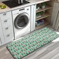 thumbnail image 3 of Light Blue Christmas Santa and Tree Pattern Kitchen Rug Mat,Kitchen Runner Rugs Non Skid Washable,Decorative Kitchen Floor Mats for Kitchen,Sink,Laundry,17"x47.2", 3 of 7