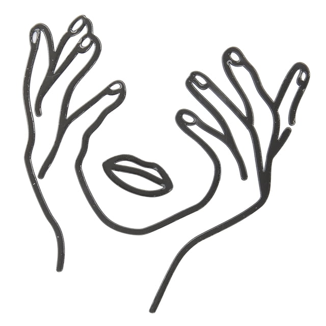 Decoraciones De Pastel De Cara Para Mujer, Adornos Minimalistas Abstractos DIY Con Líneas Faciales Para Pastel De Cumpleaños, Fiesta De Boda, 10 Juegos