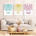 thumbnail image 2 of Set 3 Cuadros Mandalas En Tela Canvas Artistico En Bastidor Elige Tus Tonos Favoritos, 2 of 4