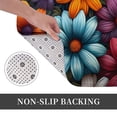 thumbnail image 6 of Yiaed Colorful Blooming Flowers Print Flannel Doormat Mat Outdoor Indoor Door Mats,Welcome Matt Outdoor Front Door Mat Doormat Outdoor Mat Outdoor Mat,16"x24", 6 of 7