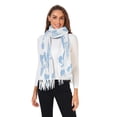 thumbnail image 2 of FORMRS Womens Scarf Winter Soft Long Big Warm Shawls Wrap Tassel Scarves, Blue Butterfly, 2 of 9