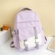 thumbnail image 2 of ¡Gran oferta! Mochila Poaug para oficina, manualidades y papelería. Bolsa de viaje con dibujos animados. Bolsa de regalo para estudiantes de nuevo semestre. Mochila morada para la vuelta al cole., 2 of 8
