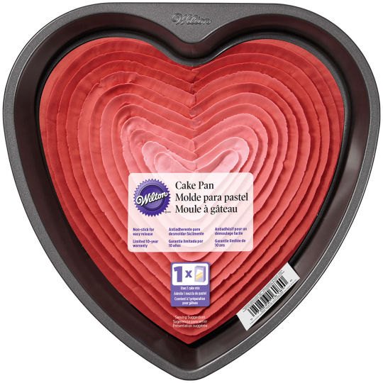 Wilton Nonstick 9" Heart Cake Pan Valentines Wedding Sweet 16