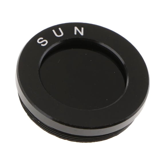 1.25inch Telescope Eyepiece Lens Color Filter Black Screw Mount, Astronomy Photography Accessory