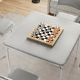 thumbnail image 4 of GloryStar 33.6" Square Folding Card Table Set, Compact Portable Table with 4 Foldable Chairs, Set of 5, 4 of 11