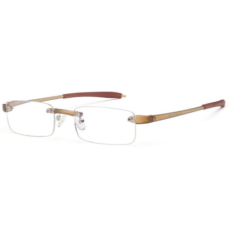 ALTEC VISION Best Rimless Readers Super Lightweight Reading Glasses for Men and Women - 1.00x Magnification - (The Best Reading Glasses)
