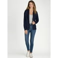 thumbnail image 4 of Time and Tru Women's and Women's Plus Zip Up Fleece Jacket with Hood, Sizes XS-4X, 4 of 5