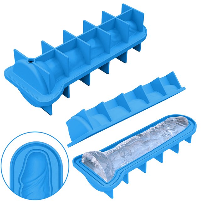 Molde Hielo para Bandeja Con Cubitos Broma Adultos Formas Divertidas Silicona Creativa