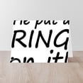 thumbnail image 4 of CafePress - He Put A Ring On It - Greeting Card, Blank Inside Matte, 4 of 4