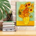thumbnail image 6 of Epic Graffiti 'Still Life: Vase with Twelve Sunflowers' by Vincent van Gogh, Canvas Wall Art, 12"x16", 6 of 8