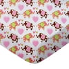 SheetWorld Fitted 100% Cotton Percale Play Yard Sheet Fits BabyBjorn Travel Crib Light 24 x 42, Elephant Love