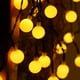 Lumières de Chaîne de Boule de Noël, 9.84ft 20 LEDs Lumières Alimentées par Battery pour la Fête de Fête de Mariage à la Maison Fête de Vacances, Lumières de Décoration Extérieure Intérieure pour Jardin Patio Chambre à Manger, Blanc, H0056 – image 2 sur 9