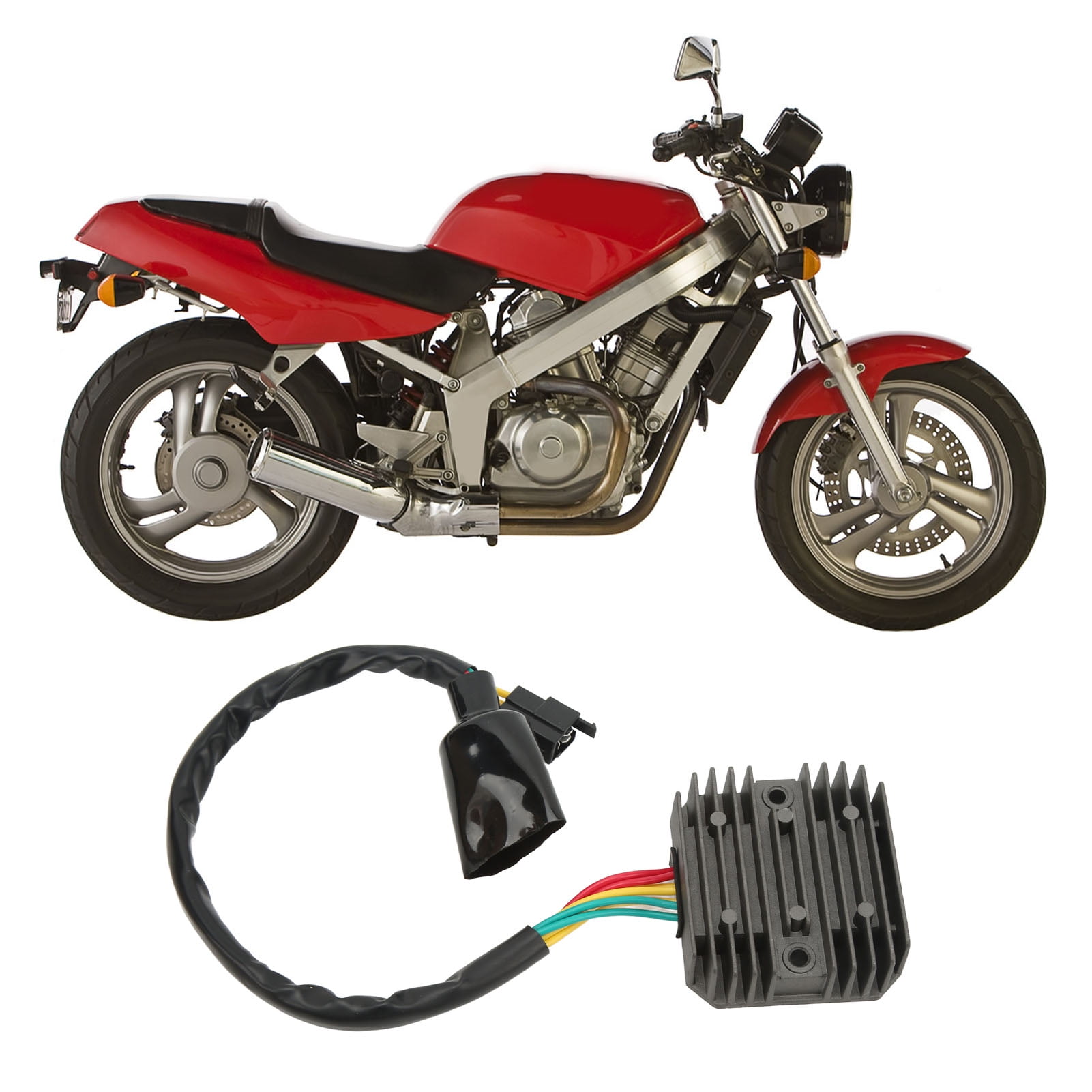31600 MS9 000 Durable Serving Shockproof Motorbike Voltage Stabilizer High Strength Motorcycle Voltage Regulator Rectifier For Motorcycle Walmart