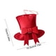 thumbnail image 3 of Adorno para árbol de Navidad | Mini decoración navideña no tejida | Colgante clásico rojo verde blanco | Acento de colgar navideño | Ligero y ecológico | 1 pieza, 3 of 6