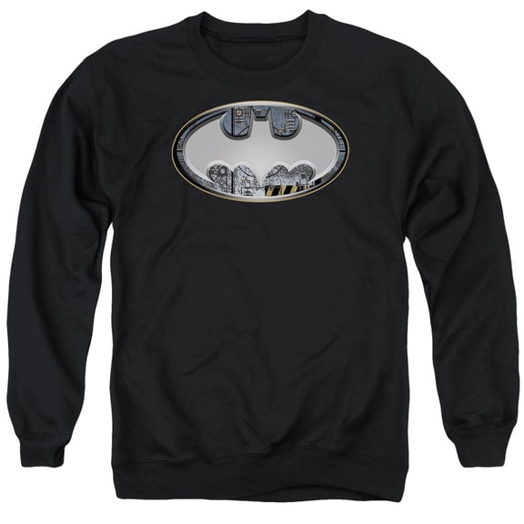 Batman - Steel Wall Shield - Crewneck Sweatshirt - Medium