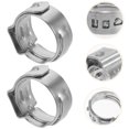 thumbnail image 1 of LIFKOME 50Pcs Pex Crimp Tool for Automotive Use Single Ear Band 1.80X1.50X0.70in, 1 of 6