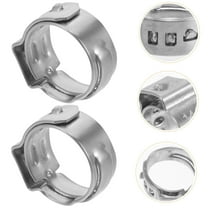 WHAMVOX 50 Pcs Pex Crimping Tool A Fittings Clamp Clamps Silver