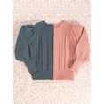thumbnail image 4 of Modern Moments by Gerber Toddler Girl Pointelle Sweater, Sizes 12 Months - 5T, 4 of 9