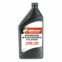 Mercury Marine Quicksilver New OEM SAE 0W-30 Power Steering Fluid 1 Qt., 92-858077K01
