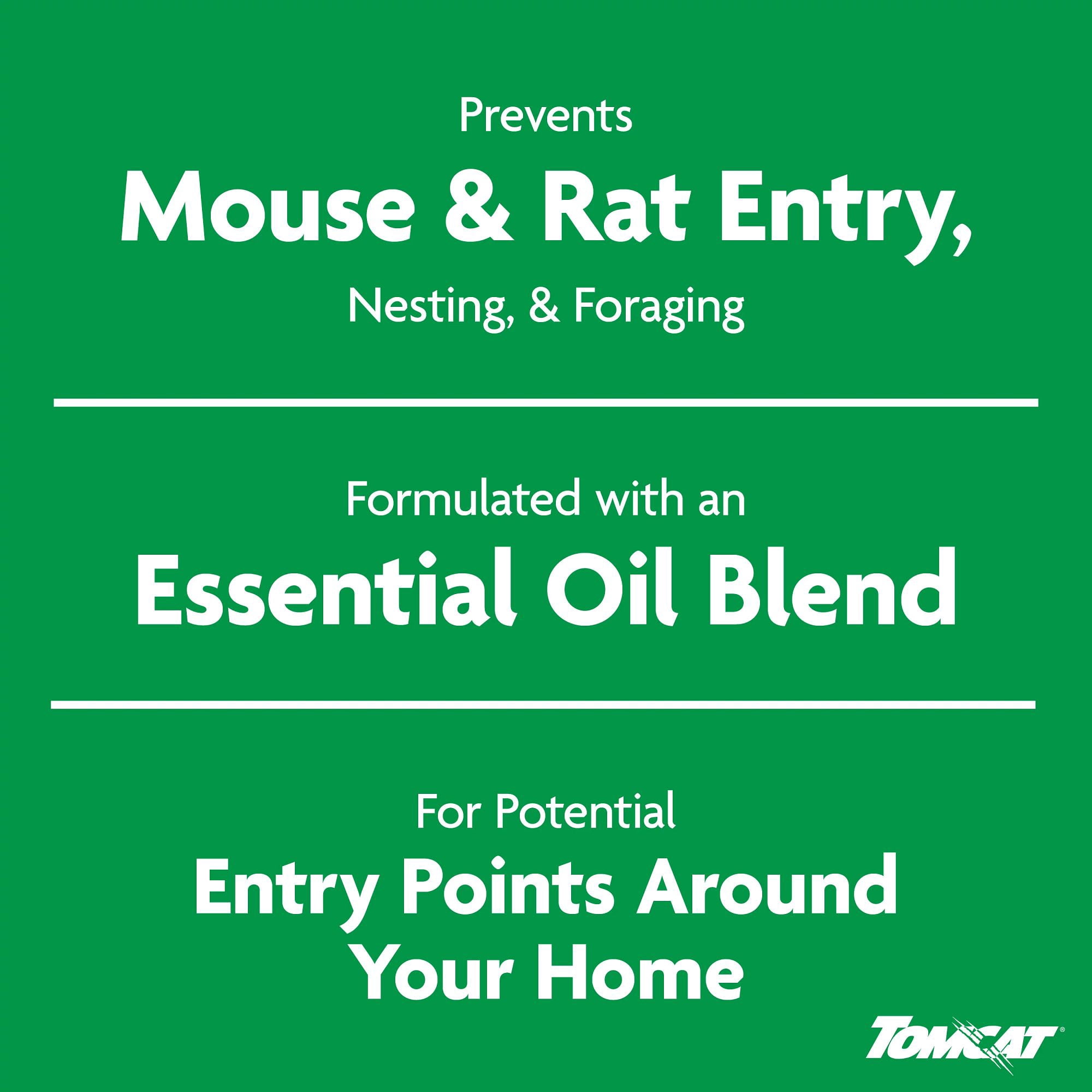 (4 pack) Tomcat Rodent Repellent Spray for Mouse and Rat Prevention, 14 oz.