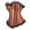Brown, variant on Gothic Corset for Women Lace up Bustier Corset Top White S