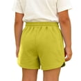 thumbnail image 5 of ATOGUTA Girls' Shorts Size 0-14 Kids Fashion Elastic High Waist Workout Running Shorts with Pockets Green, 5 of 7