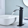 thumbnail image 1 of Clearance! Chrome Bathroom Faucet Single Handle Bathroom Sink Faucet Lavatory Vanity Faucet with Pop Up Drain & Water Supply Lines, 1 of 9