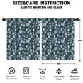 thumbnail image 2 of Blackout Kids Curtains,Dark Blue Christmas Snowflake Pattern Childrens Insulated Curtains Set Of 2,Bedroom Essentials,Toddler Room Decor 52"x63", 2 of 5