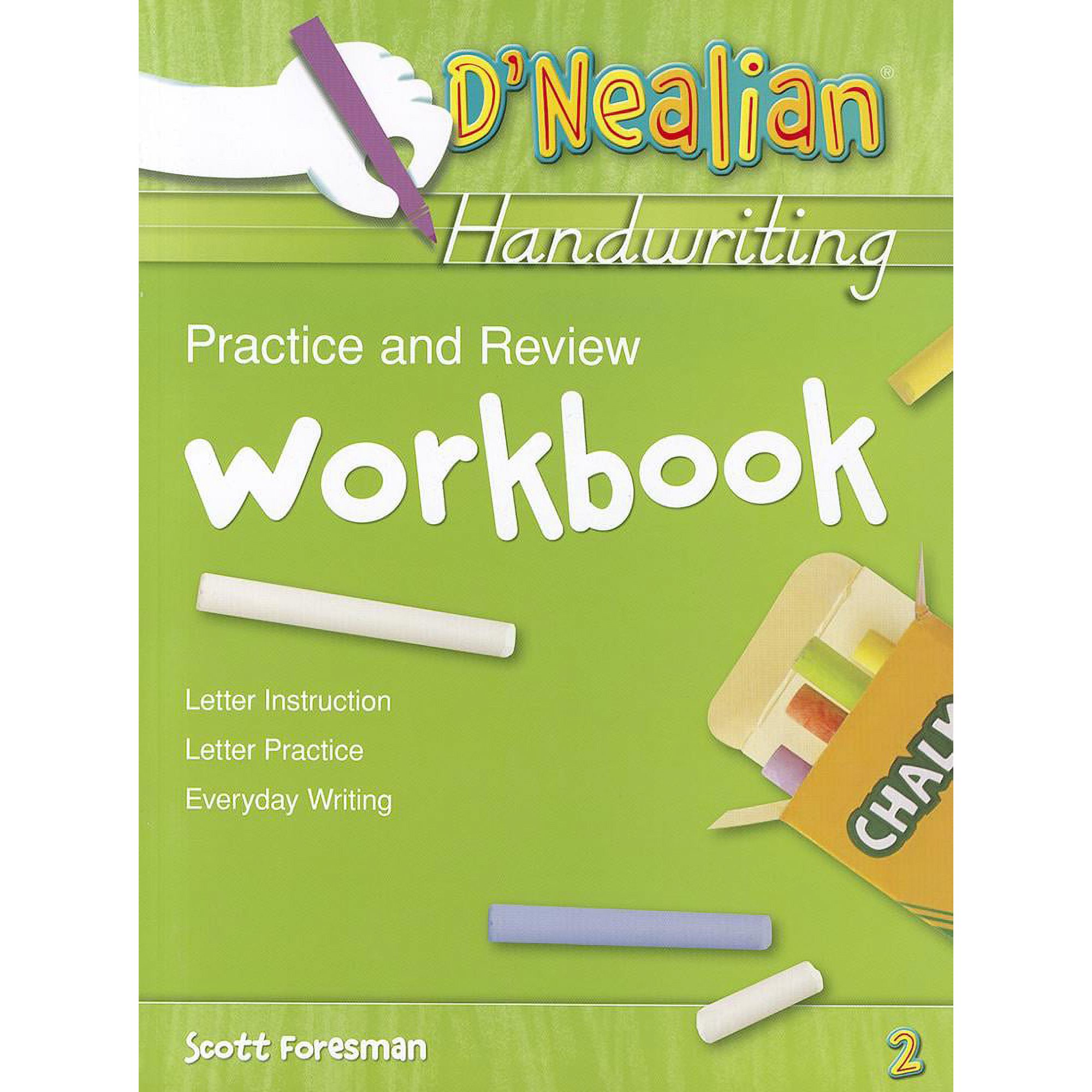 Dnealian Handwriting 1993 Practice and Review Workbook Grade 2 (Paperback)