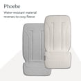 thumbnail image 4 of Funda de asiento UPPAbaby reversible resistente al agua Phoebe Grey, 4 of 5