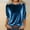 Blue, variant on JJHGVB Thermal Long Sleeve Women Solid Color Dressy Casual Pullover Business Casual Thermal Shirts for Women Pullover Tops Spring Trendy Going Out Tops for Women Ultra Soft Stretch Pink S