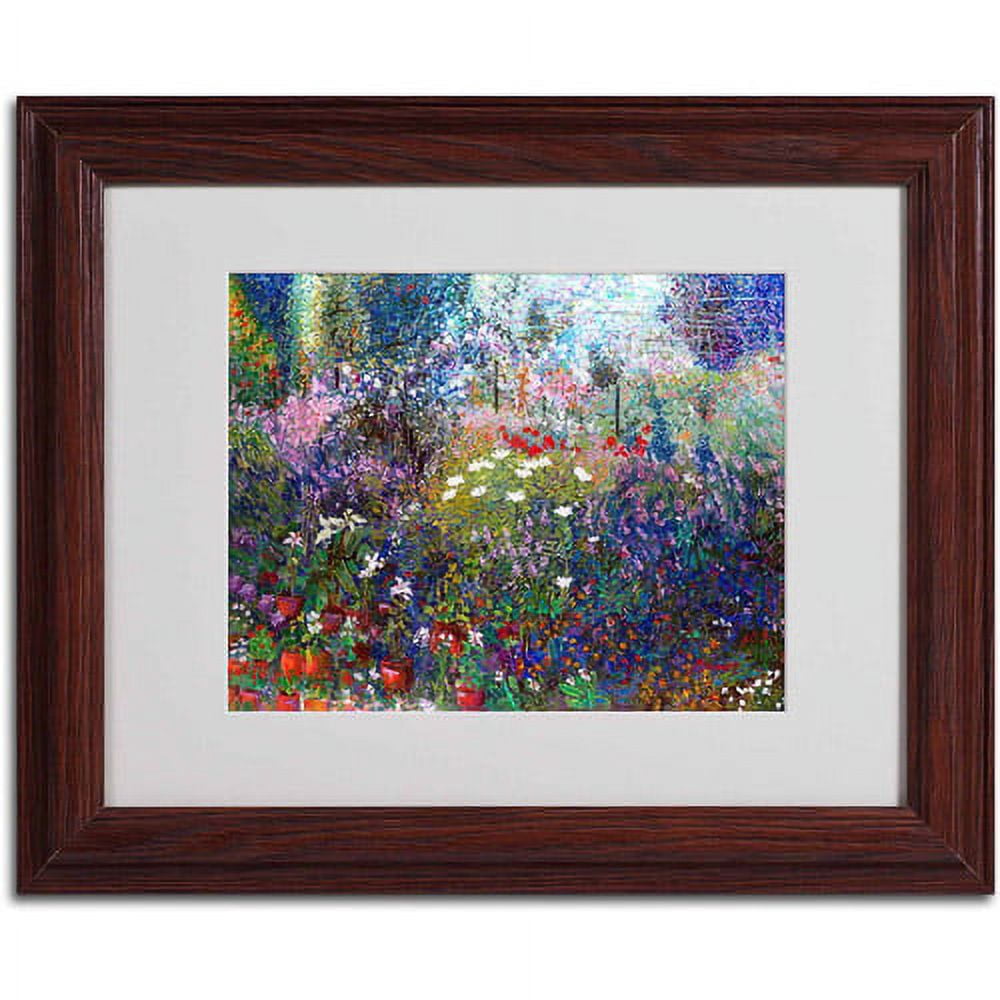 Trademark Fine Art "Garden In Maui II" Canvas Art by Manor Shadian, Wood Frame