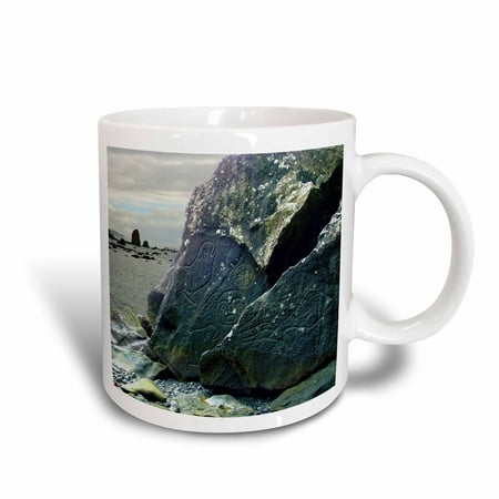 

3dRose Petroglyphs at Olympic National Park - Ceramic Mug 15-ounce