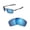 Ice Blue Coated - Non Polarized, variant on Walleva Transition/Photochromic Polarized Replacement Lenses for Oakley Square Wire II (OO4075 Series) Sunglasses