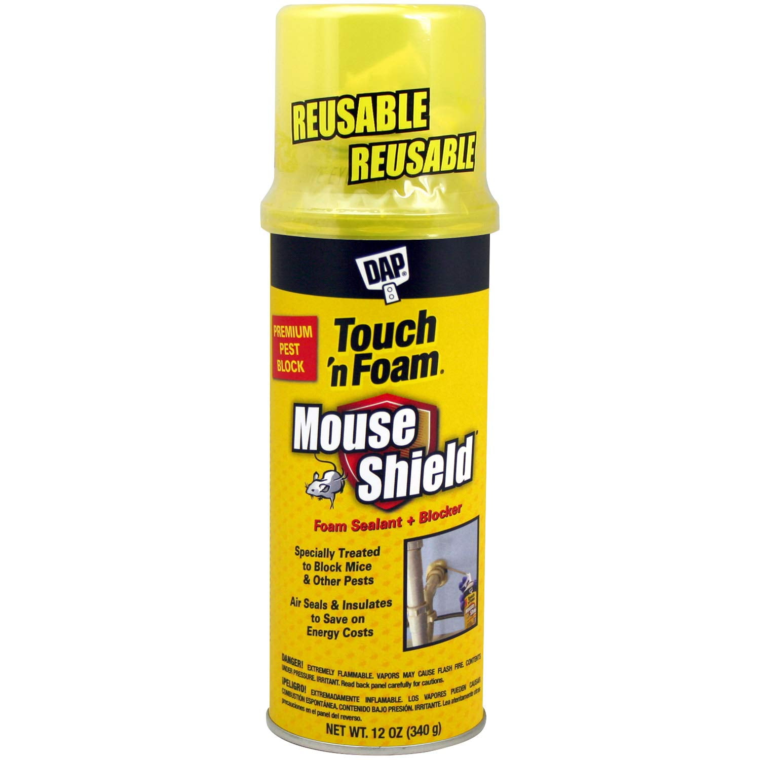 Touch 'n Foam Mouse Shield 12-oz. Pest Block Foam Sealant
