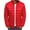 Red, variant on FRSASU Men Coat Solid Color Stand Collar Zipper Shoulder Chest Rhombus Men'S Cotton Coat