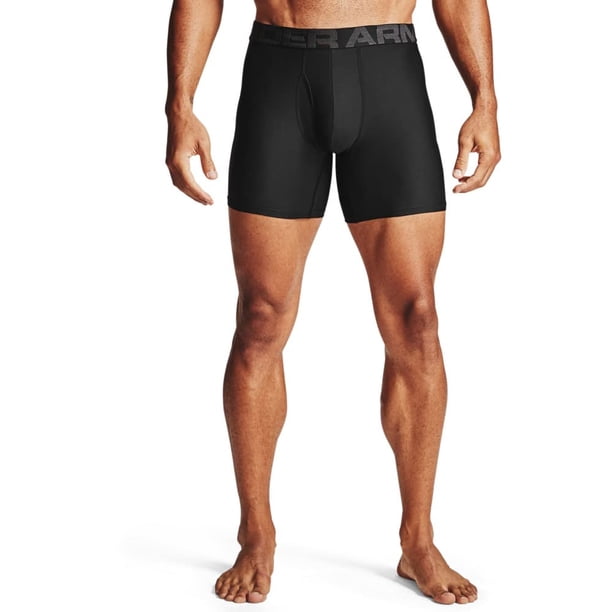 Boxerjock Under Armour Tech 6" para Hombre Paquete de 2 Negro 5XL