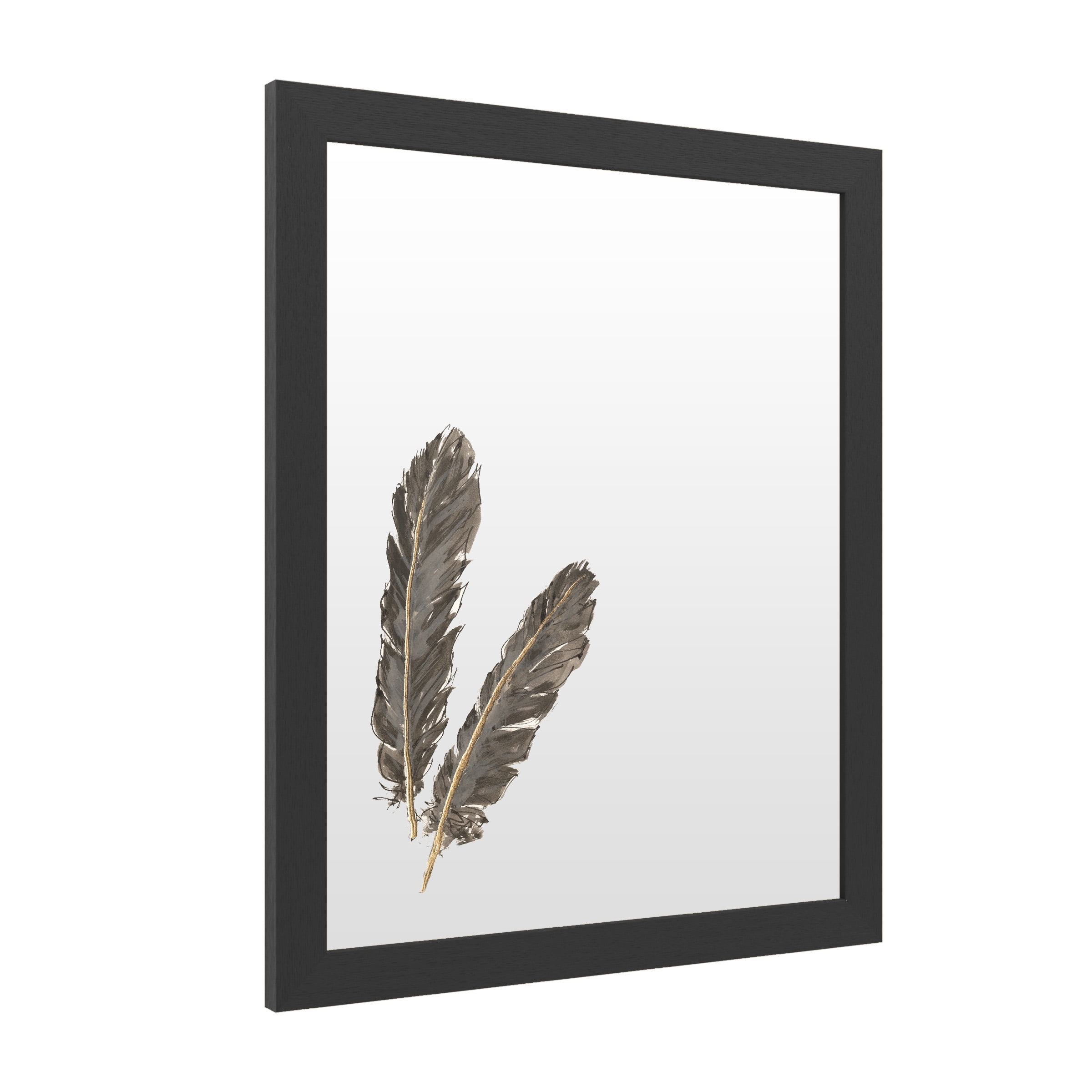 Trademark Fine Art 'Gold Feathers Iv' Markerboard by Chris Paschke