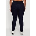 thumbnail image 5 of Womens Plus Size WAX 3 Button High Waist Jeans, 5 of 5