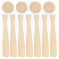 thumbnail image 1 of 30pcs Mini Unfinished Baseballs Ornaments with 30 Wood Bats Craft Adornments, 1 of 4