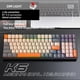 thumbnail image 1 of 100 Keys Gaming Keyboard 3 Modes NKRO Ergonomic Gaming Keyboard Red/Blue Switch, 1 of 9