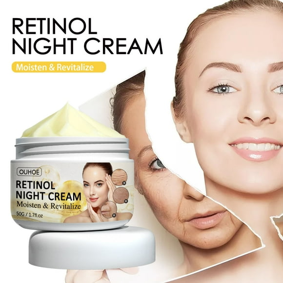 Fankiway Skin Care Cheap Retinol Repair Cream Improve Dullness Skin tone Moisturizing and Winter Morning and Night Cream 50G Facial Cream for Dry Skin