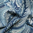 thumbnail image 2 of Waverly Inspirations 44" 100% Cotton Garden Paisley Sewing & Craft Fabric By the Yard, Blue and White, 2 of 4