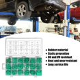 thumbnail image 3 of Ensemble de 270 Pcs de Joints en O Verts pour Caoutchouc, Ensemble de Joints en O Ensemble de Joints en O Résistant à l'Usure Assortiment de Joints en O pour Automobile, 3 of 9